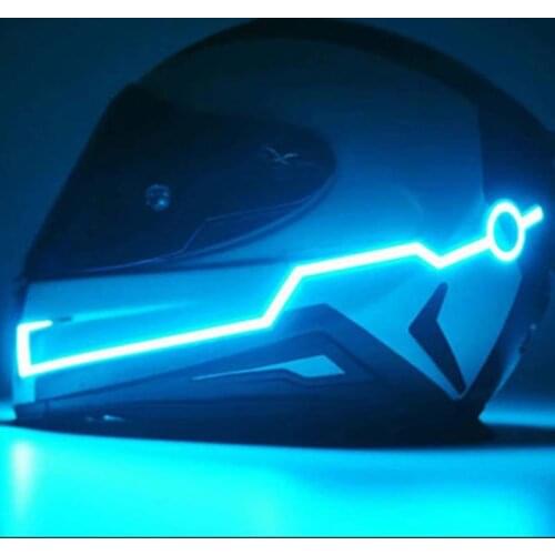 Waterproof Motorcycle Helmet Night Riding Light 4-in-1 Upgraded Helmet Flashing Light Accessories LED Signal Flashing Stripe Kit