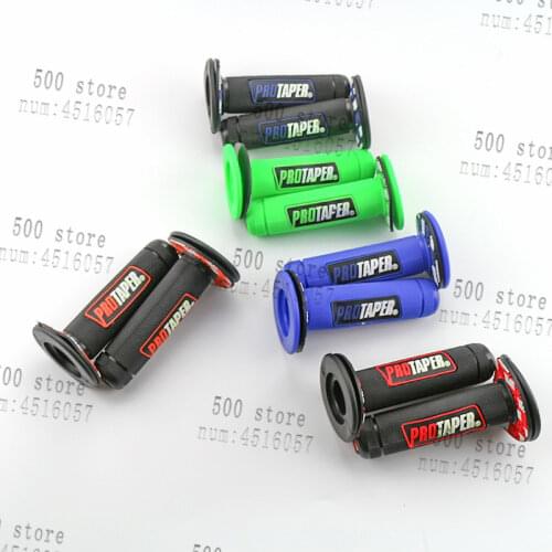 High Quality Red PRO Motorcycle Dirt Pit Bike Motocross 7/8" Handlebar Rubber Gel Hand Grips