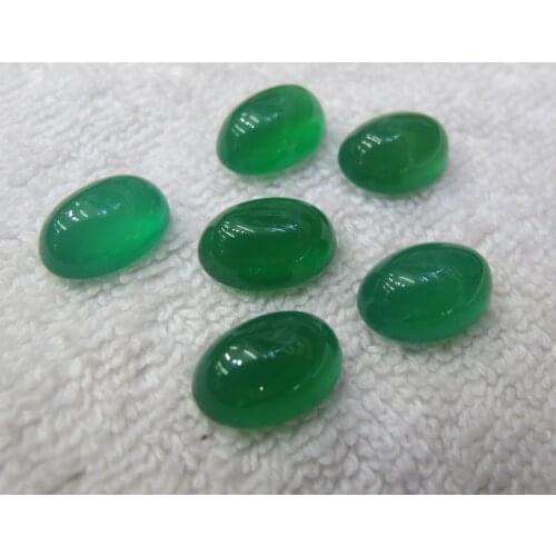 Top Quality!Green Agat e Carnelian Cabochon 10x14mm Oval Gem Stone Jewelry Ring Cabochon 30pcs/lot