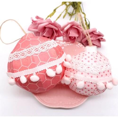 YPP CRAFT Christmas Ornament Balls Gift BagMetal Cutting Dies Stencils for DIY Scrapbooking Decorative Embossing DIY Paper Cards