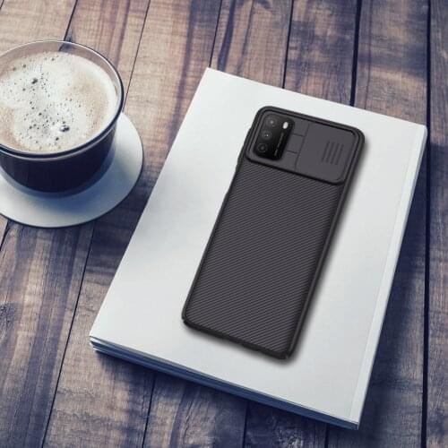Camera Protection Case For Poco M3 /X3 NFC NILLKIN Slide Protect Cover Lens Protection Case Phone Poco M3 /X3 NFC Global Version