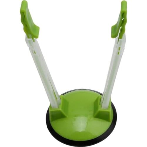 1PC High Quality Baggy Rack Food Bag Holder Hands Free Operation Ajustable Height Food Storage Bag Holder Green