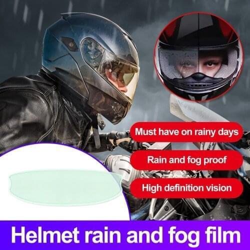 3ml Universal Motorcycle Helmet Clear Rainproof Anti-Fog patch Film Anti Rain Patch Screen for full/open helmets