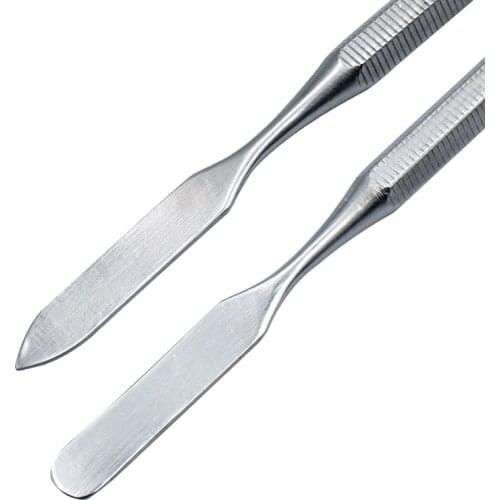 5pcs Stainless Steel Dental Spatula Mixing Knife Double Ended Wax Carver Mixing Palette Spatula Tool Lab Instrument Dental Tools