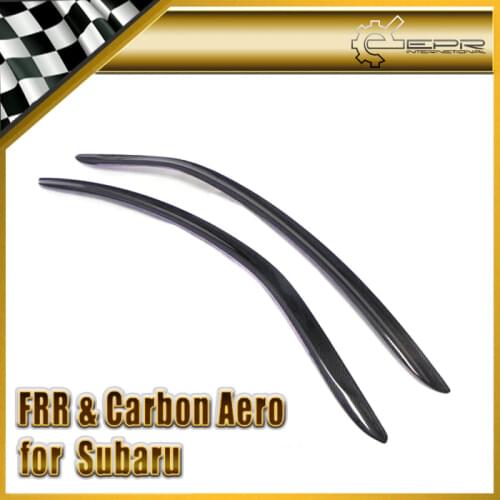 Promotion Car Styling For Subar BRZ ZC6 FOR Toyota FT86 ZN6 Scion GT86 Carbon Fiber Wind Deflector Visor 2pcs