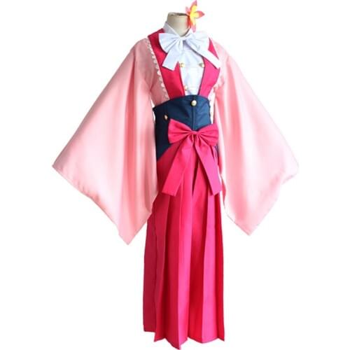 Brdwn Kabaneri of the Iron Fortress Women Ayame Yomokawa Cosplay Costume Kimono