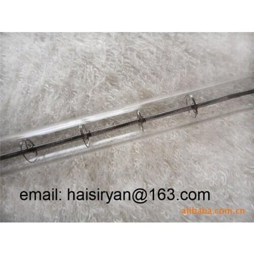 Customized 350w 350mm far Single tube Electric halogen IR quartz glass heate light