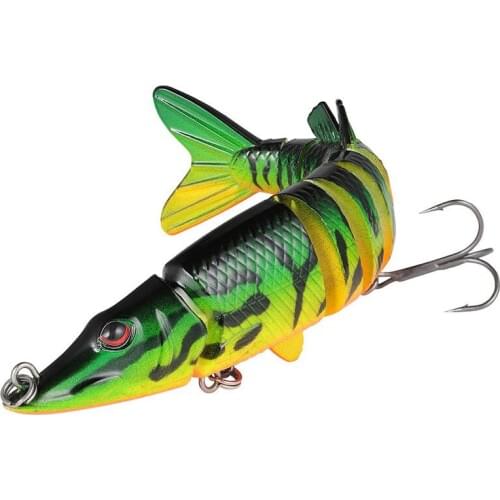 Hot Sale Artificial Pike Lure Bait Multi Jointed Bait 12.5cm 20g Lifelike Crankbaits Fishing Wobblers Swimbait Sea Fishing Lure