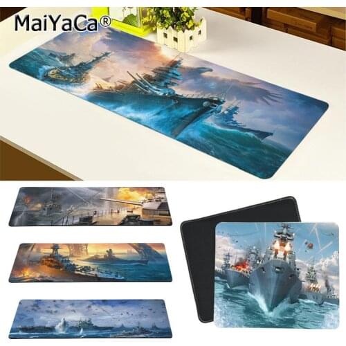 Maiya High Quality World of Warships DIY Design Pattern Game mousepad Free Shipping Large Mouse Pad Keyboards Mat