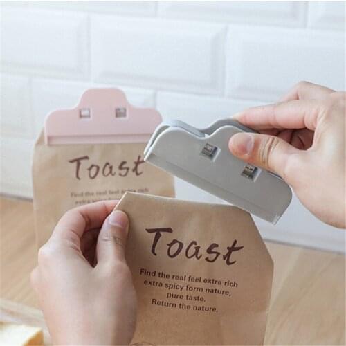 Kitchen Food Sealing Clip Tea Powder Coffee Snack Sealing Strip Fresh-keeping Sealing Clip Plastic Bag Sealer Storage Appliance