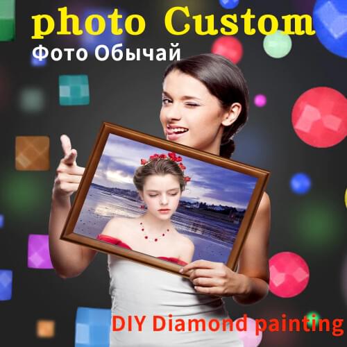2020 New Diamond Painting Full Square Photo Custom DIY diamond Embroidery Sale Round Drill Picture of Rhinestones Handmade Gift