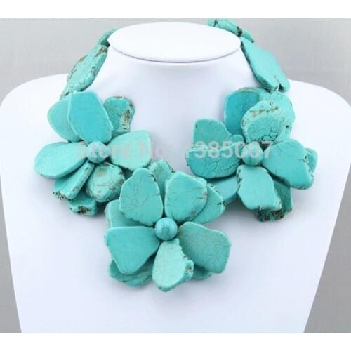 New Fashion High Quanlity Flower beautiful Necklace Party Necklace Bridesmaid Necklace African beautiful Beads Necklace