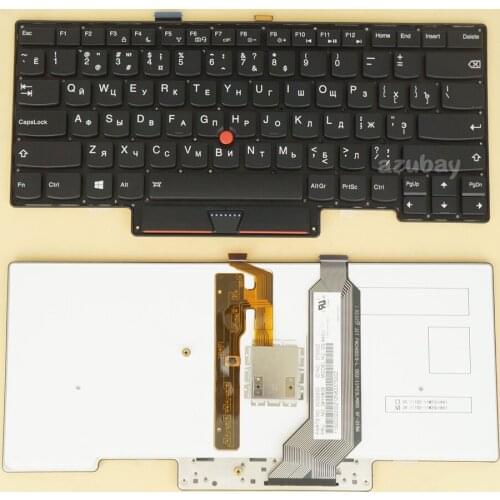 Russian Keyboard for Lenovo Thinkpad X1 Carbon 1st Gen 2013 (34xx), Fits 00HT061 04Y0809 04X3624 04Y2976 04X0469 00HT023 Backlit