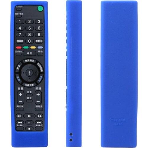 Remote Control Case Silicone Cover Shockproof Protector Washable Skin for Sony RMF-TX200C 210 211 TV Voice Controller