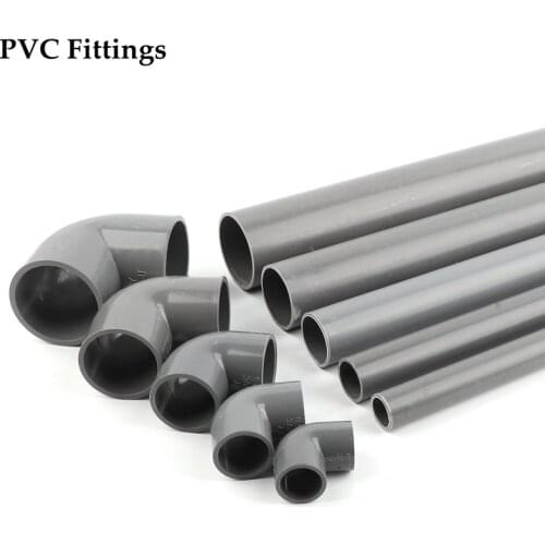 Free Shipping 1pcs 40mm PVC Elbow Joints Aquarium Tank Irrigation System Garden Water Connectors Fountain Adapter Pipe Connector