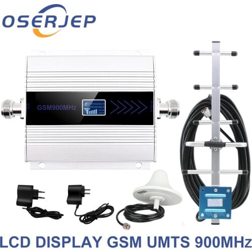 Led display GSM 900 Mhz repeater celular MOBILE PHONE Signal Repeater booster,900MHz GSM amplifier + Yagi /Ceiling Antenna