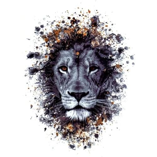 Tiger Waterproof Temporary Tattoo Sticker Tatouage Tigerish Animals Tatoo Kids body Art Stickers Henna Tattoos Art Tattoo Men