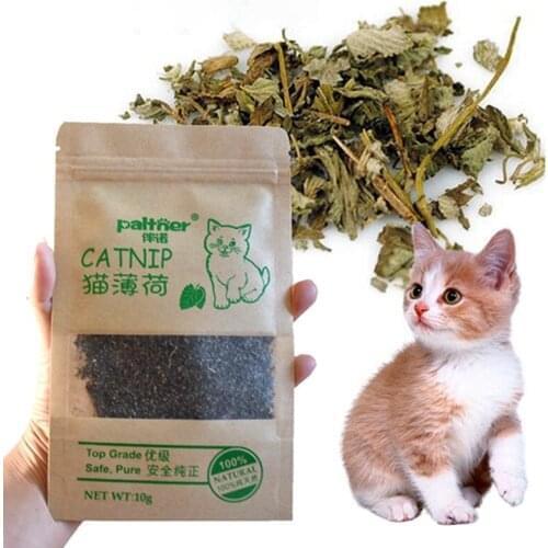 Premium Natural Catnip Menthol Organic Funny Cat Toys 100% Home Cattle Grass Kitten Cat Snacks Catnip Pet Supplies Accessories