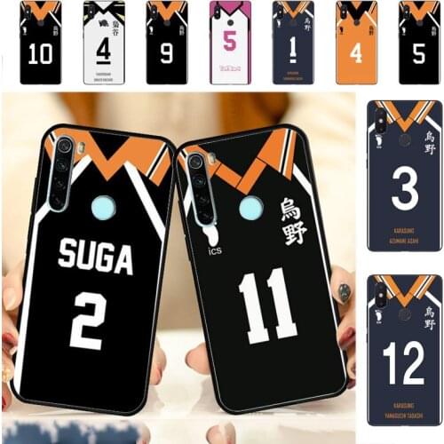 YNDFCNB New Haikyuu Hinata Attacks Anime Phone Case for Redmi Note 8 7 9 4 6 pro max T X 5A 3 10 lite pro