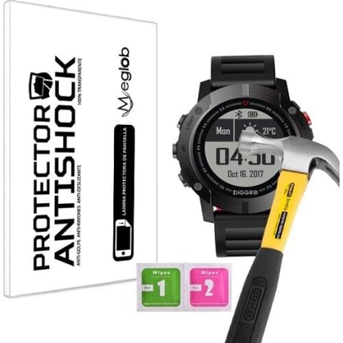 Screen protector Anti-Shock Anti-scratch Anti-Shatter compatible with Diggro DI08