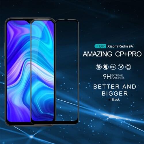 NILLKIN Fully Covered CP+PRO Tempered Glass Screen Protector For Xiaomi Redmi 9A/Redmi 9C/Redmi 9i Mobile Phones