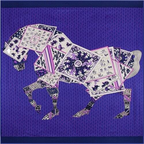 2021 spring/summer fashion 130*130cm100% silk scarf for ladies luxury wild square scarf silk scarf travel sunscreen beach shawl