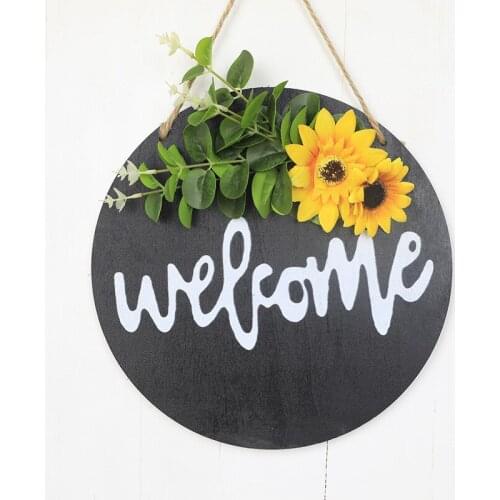 30*30cm Unique Wood House Number Pendant Decoration House Door Name Plate Wooden&Garland Molds DIY Craft Home Mould Tools