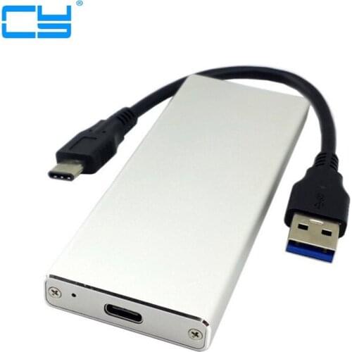 USB-C USB 3.1 Type C to M.2 NGFF SSD PCI-E 2 Lane Enclosure Conventer Card for E431 E531 X240 Y410P Y510P
