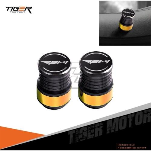 For Aprilia RSV4 RR RF Motorcycle Accessories Wheel Tire Valve Caps Covers