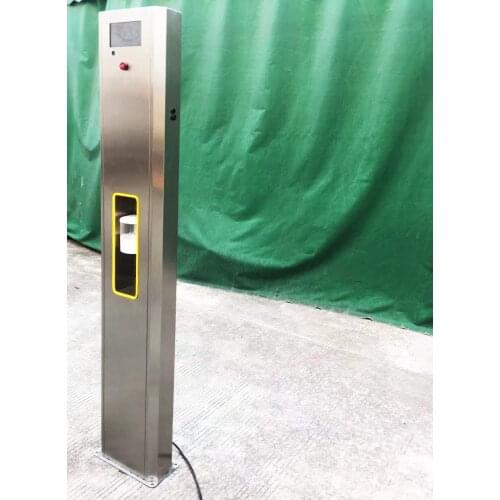 Automatic temperature measuring and disinfecting door fast through human body temperature detecting door temperature sensing doo