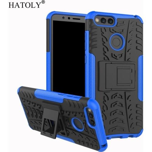 For Coque Huawei Honor 7X Case Cover Anti-knock Bumper Armor Stand Cover Funda Honor 7X Silicone Phone Case For Huawei Honor 7X