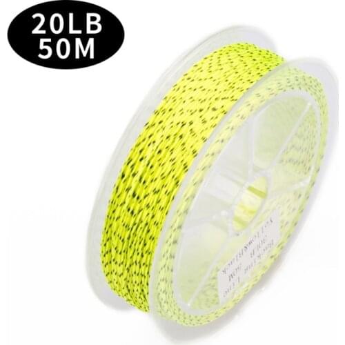 Fly Fishing Backing Line Floating 109Yds 20LB 8 Strands Nylon Braided Rope Strong Fly Wire Fishing Tackle Fishing Accessories