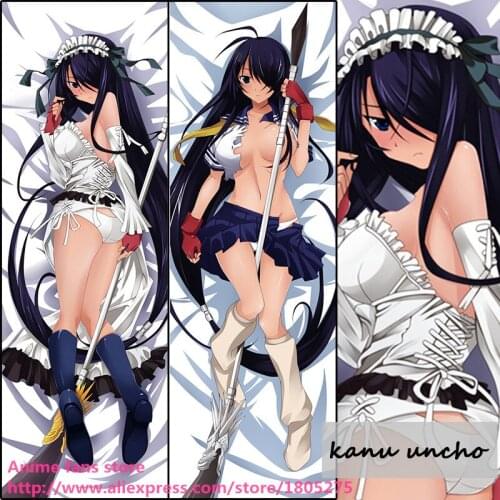 Cute Anime ikkitousen kanu unchou Sexy Japanese Pillowcase Pillow Case Cover decorative Hugging Body Bedding