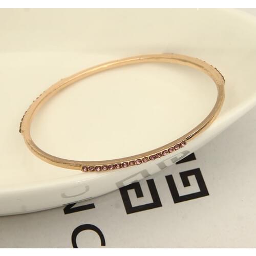 Handmade fashion zinc alloy rhinestone bracelet child female models wholesale fashion jewelry E--0032