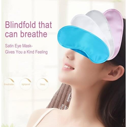 Multicolor selection Eye Cover To Sleeping Mask For Women Men Sleep Night Mask Convenient Light proof Blindfold