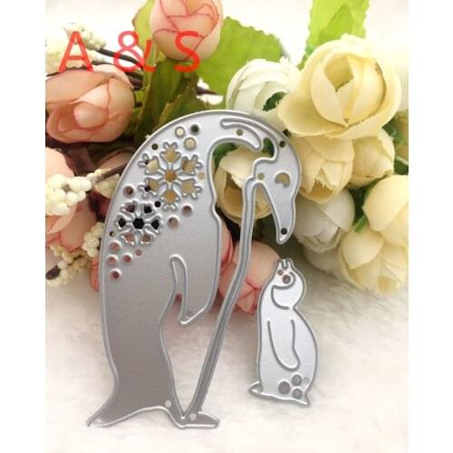 Q104 METAL CUTTING DIES Penuins Scrapbook card paper craft party decoration embossing stencil cutter