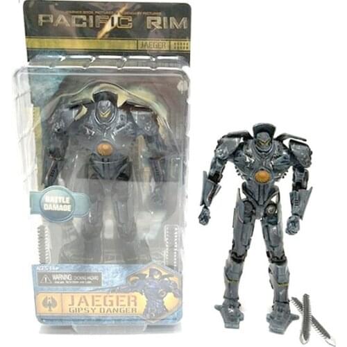 In Stock Pacific Rim Movie Series 18Cm Jaeger Gipsy Danger Mecha Robot Action Figures Pvc Model Collection Toys for Boys 31942