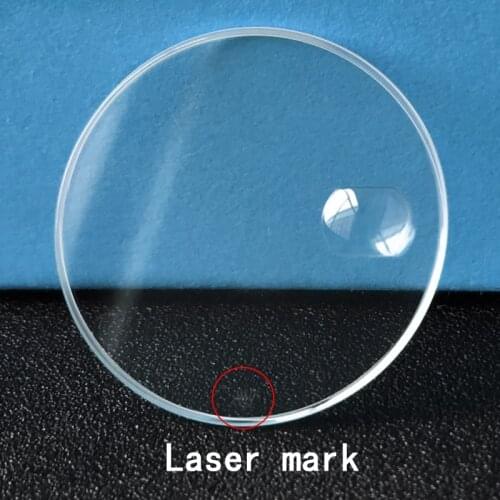 [Sapphire Crystal + Gasket] For Rolex With date window with logo Anti-scratch watch glass25.3mm 30.4 116610 279160 6694