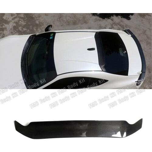 Car Styling For Subaru BRZ Toyota 86 GT86 2012-2019 carbon fiber Material Rear Roof Spoiler Sun Visor Spoiler Wing