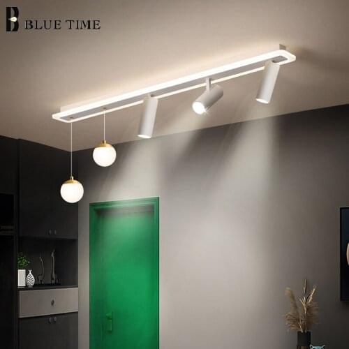 Modern Led Ceiling Lamp Indoor L60 L80 L100 L120cm Ceiling Light For Living Room Bedroom Dining Room Home 110v 220v Light Lustre