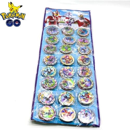 Takara Tomy 12pcs/set Shining Pokemon Cards for Children Toy Collections DragonBall Z Kaiju Go ku Flash Card