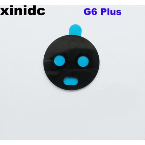 Xinidc 50pcs For Motorola Moto G6 Plus Back Rear Camera Glass Lens with Adhesive Sticker Free Shipping