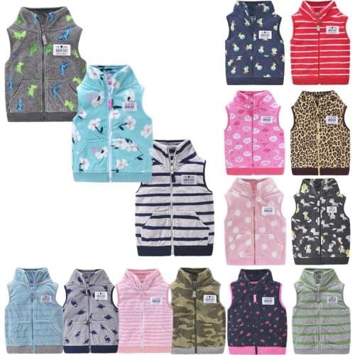 Newborn Baby Vest Clothes For Boys Autumn And Winter 12m-36m Children Girls Warm Coats Christmas Jacket Sleeveless For Kids 2020