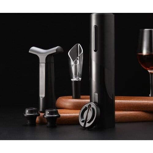 1PCS Electric Wine Opener Rechargeable Automatic Corkscrew Creative Wine Bottle Opener with USB Charging Cable Suit for Home Use