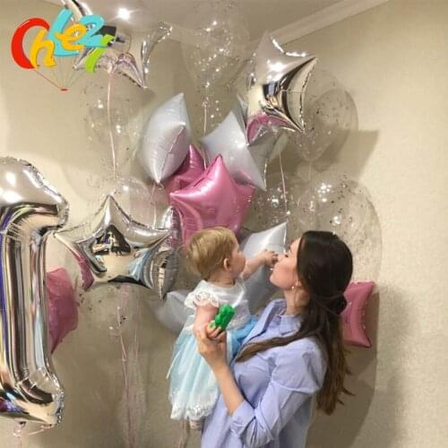 18inch Star Foil Balloons for baby Birthday Party Decorations Wedding room Decor kids Baby Shower Christmas Event Party Supplies