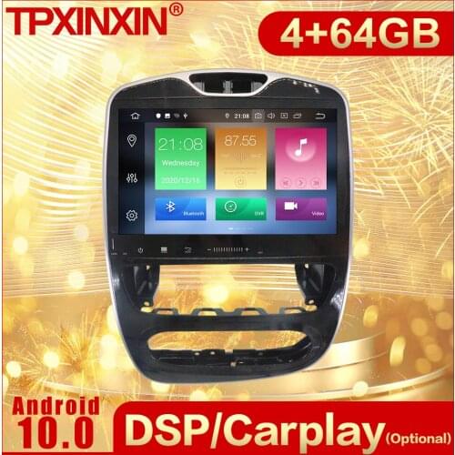 2 Din Carplay Android Radio Receiver Screen Multimedia Stereo For Renault Clio 2017 2018 GPS Navigation Audio Recorder Head Unit