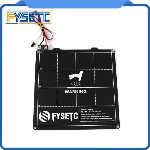 220*220mm 3D Printer MK3 Magnetic Heatbed 220X220mm 24V 3mm Thick Wiring Thermistor Kit With Magnet For Ender 5 3D Printer Parts
