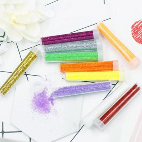 3Pcs/Set Attractive Interesting Funny Practical Sequin Nail Polish Glitter DIY Handmade Craft Clay Slime Decor Charms