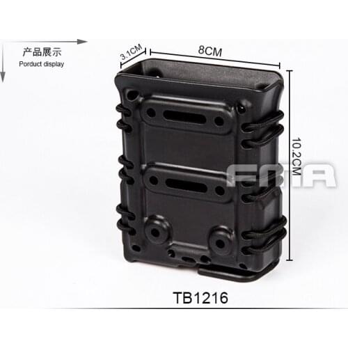 4pcs/lot TB1216 FMA 7.62 Scorpion RIFLE Mag Single Pouch Carrier Molle/Belt/Standard