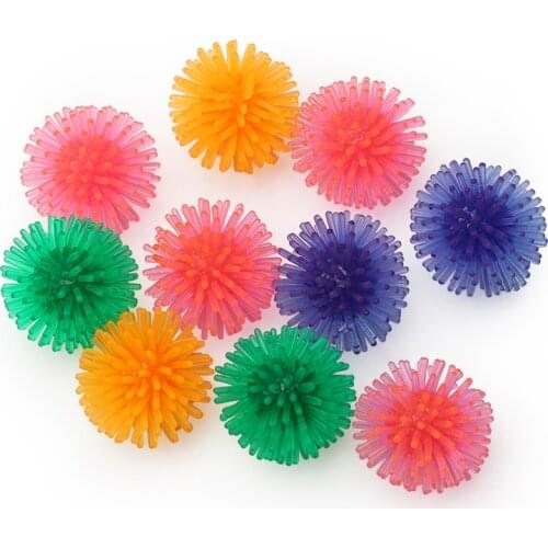 5pcs Cats Toys Mini Hedgehog Ball Funny Interactive Ball Cat Kitten Playing Products Dia 3.5Cm/5Cm Pets Favorite Accessories